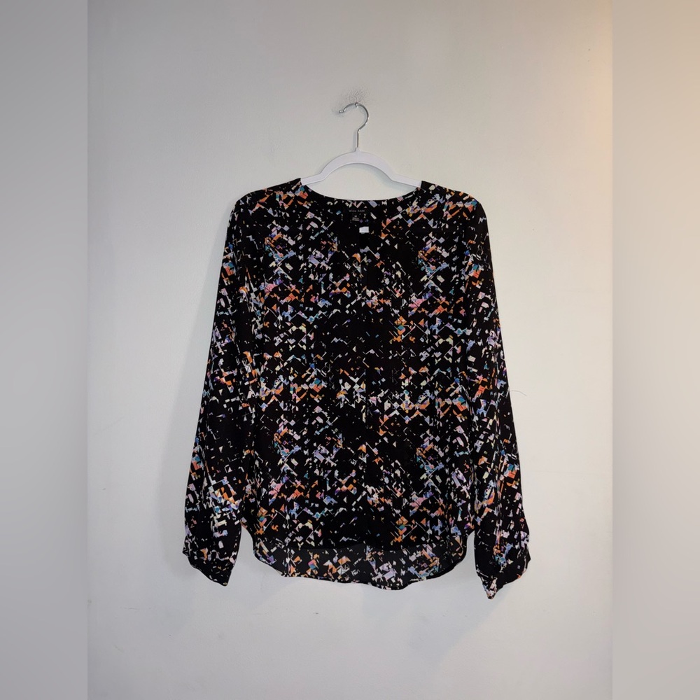 Alice Hope | Black Printed Blouse